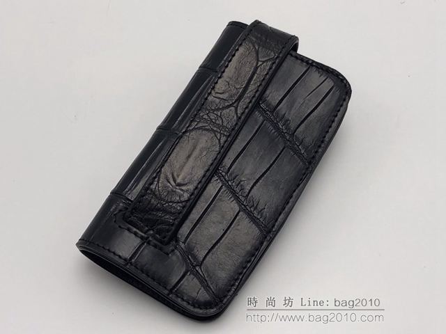 chrome hearts包 克羅心鱷魚皮鑰匙包 克羅心鱷魚皮包  gjc1935